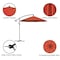 Pure Garden 10-Foot Offset Patio Umbrella with Square Base, Orange 50-102-TCB - alternate 4